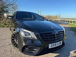 Used 2018 Mercedes-Benz S-Class AMG Line Premium Black Edition Black - Interior and Exterior details 3