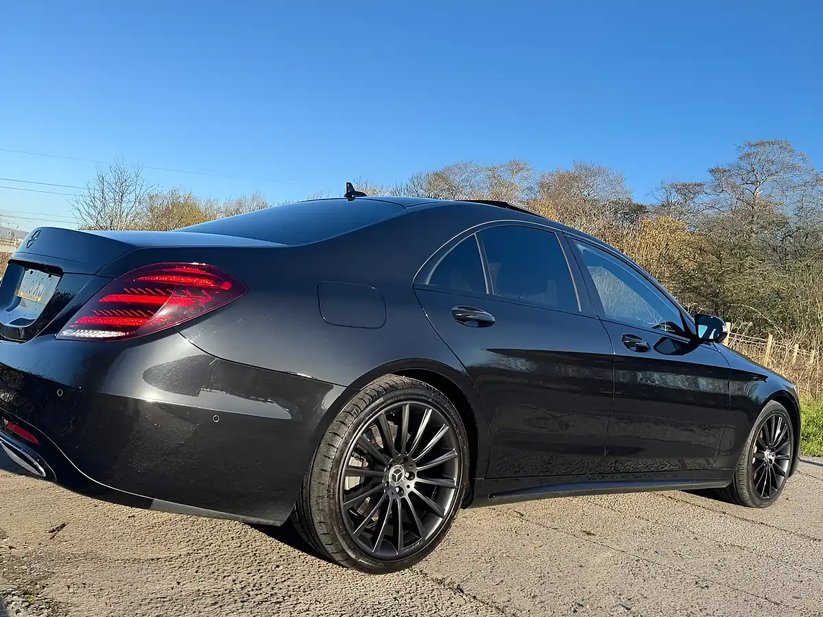Used 2018 Mercedes-Benz S-Class AMG Line Premium Black Edition Black - Interior and Exterior details 4