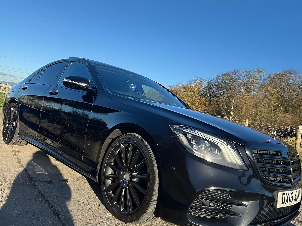Used 2018 Mercedes-Benz S-Class AMG Line Premium Black Edition Black - Interior and Exterior details 6