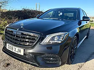 Used 2018 Mercedes-Benz S-Class AMG Line Premium Black Edition Black - Interior and Exterior details 8