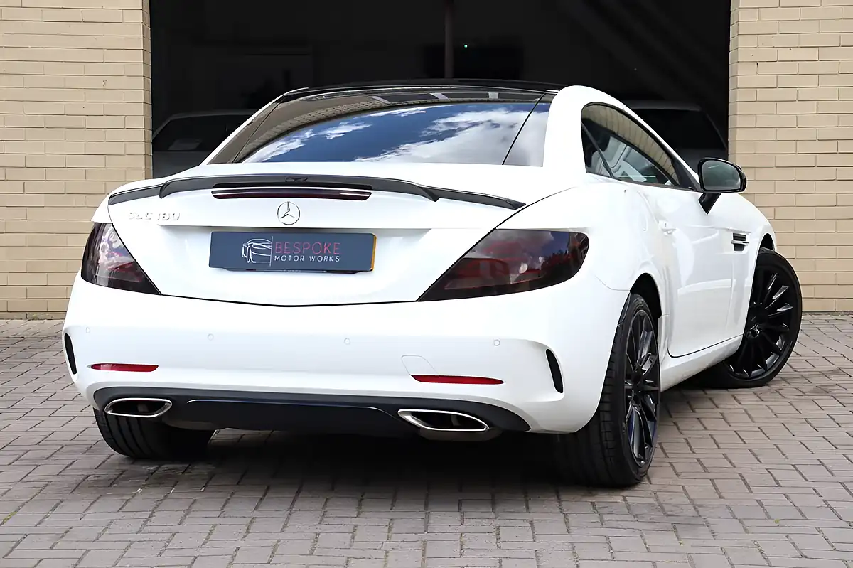 Used 2018 Mercedes-Benz Slc AMG Line White - Interior and Exterior details 3