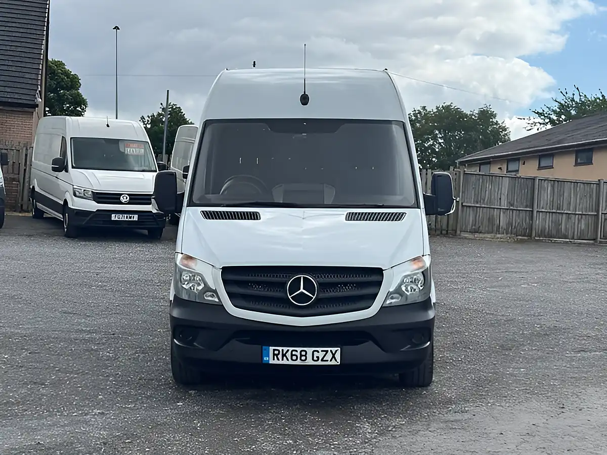 Used 2018 Mercedes-Benz Sprinter L2 H2 Mwb White - Interior and Exterior details 8