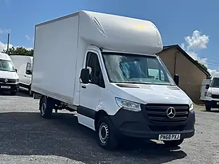 Used 2018 Mercedes-Benz Sprinter Lwb Luton Box White - Interior and Exterior details 2