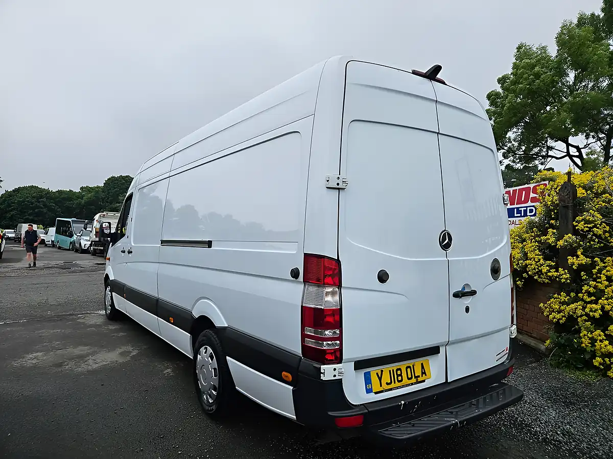 Used 2018 Mercedes-Benz Sprinter Lwb White - Interior and Exterior details 6