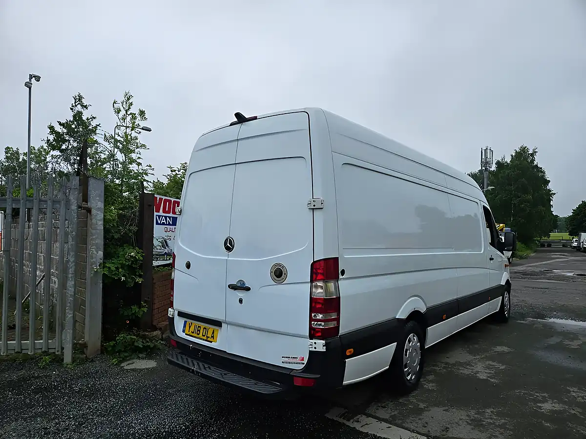 Used 2018 Mercedes-Benz Sprinter Lwb White - Interior and Exterior details 8
