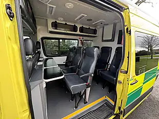Used 2018 Mercedes-Benz Sprinter Lwb Yellow - Interior and Exterior details 10