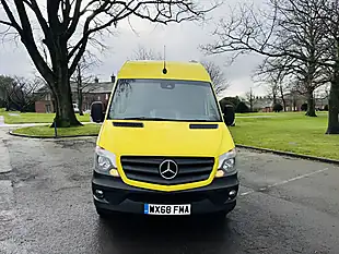 Used 2018 Mercedes-Benz Sprinter Lwb Yellow - Interior and Exterior details 3