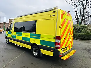 Used 2018 Mercedes-Benz Sprinter Lwb Yellow - Interior and Exterior details 5