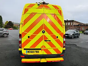 Used 2018 Mercedes-Benz Sprinter Lwb Yellow - Interior and Exterior details 6