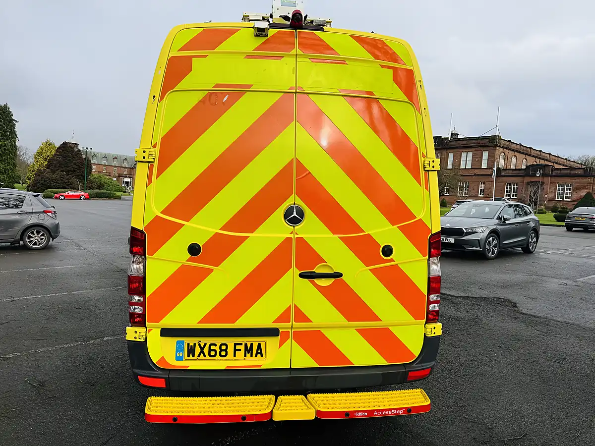 Used 2018 Mercedes-Benz Sprinter Lwb Yellow - Interior and Exterior details 6