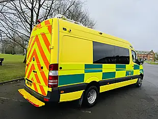 Used 2018 Mercedes-Benz Sprinter Lwb Yellow - Interior and Exterior details 7