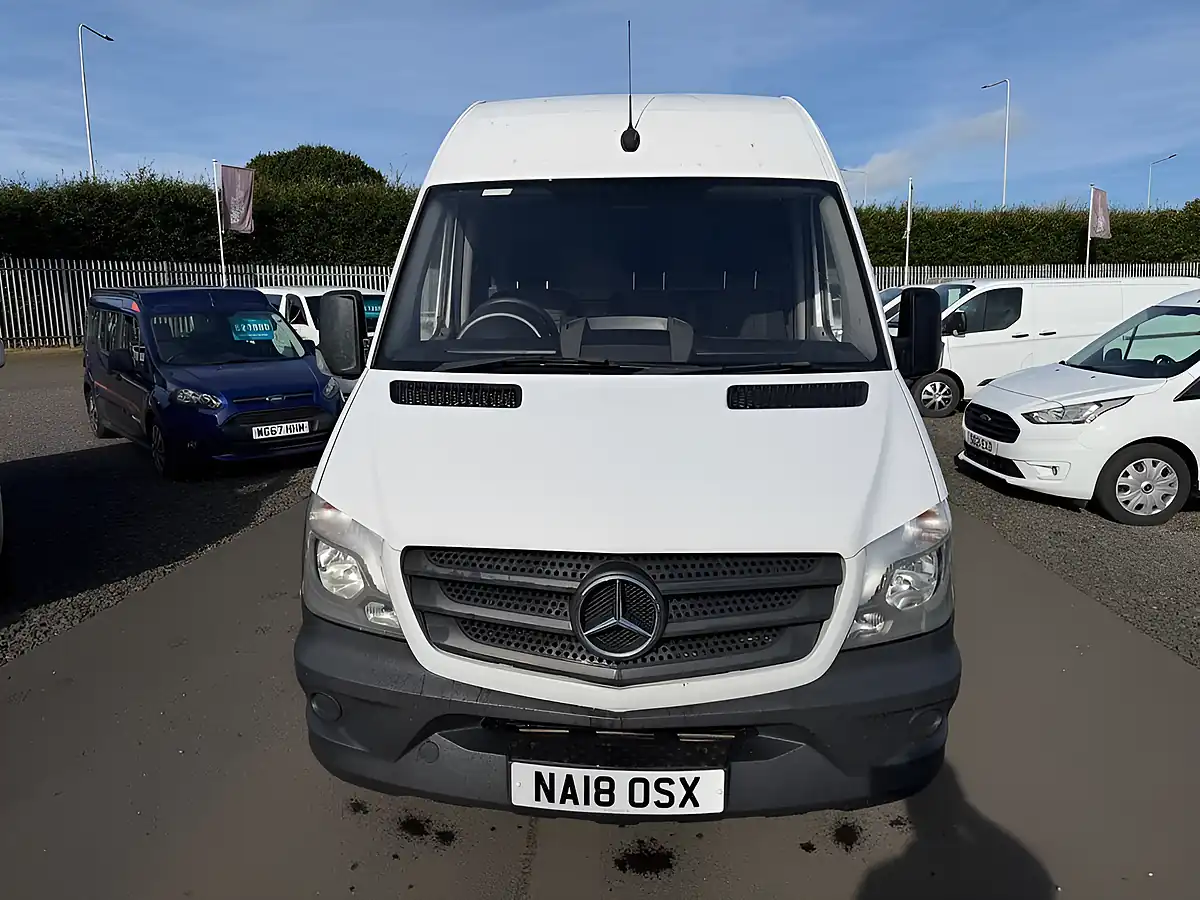 Used 2018 Mercedes-Benz Sprinter Panel Van L1 White - Interior and Exterior details 2