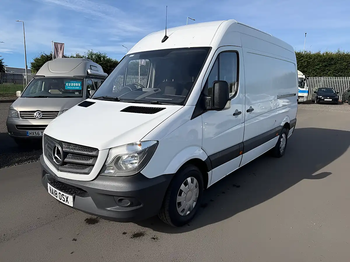 Used 2018 Mercedes-Benz Sprinter Panel Van L1 White - Interior and Exterior details 3