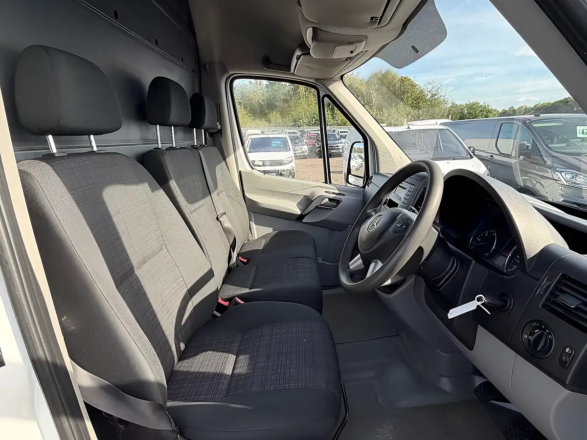 Used 2018 Mercedes-Benz Sprinter Panel Van L1 White - Interior and Exterior details 9