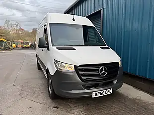 Used 2018 Mercedes-Benz Sprinter Panel Van L2 H2 White - Interior and Exterior details 2