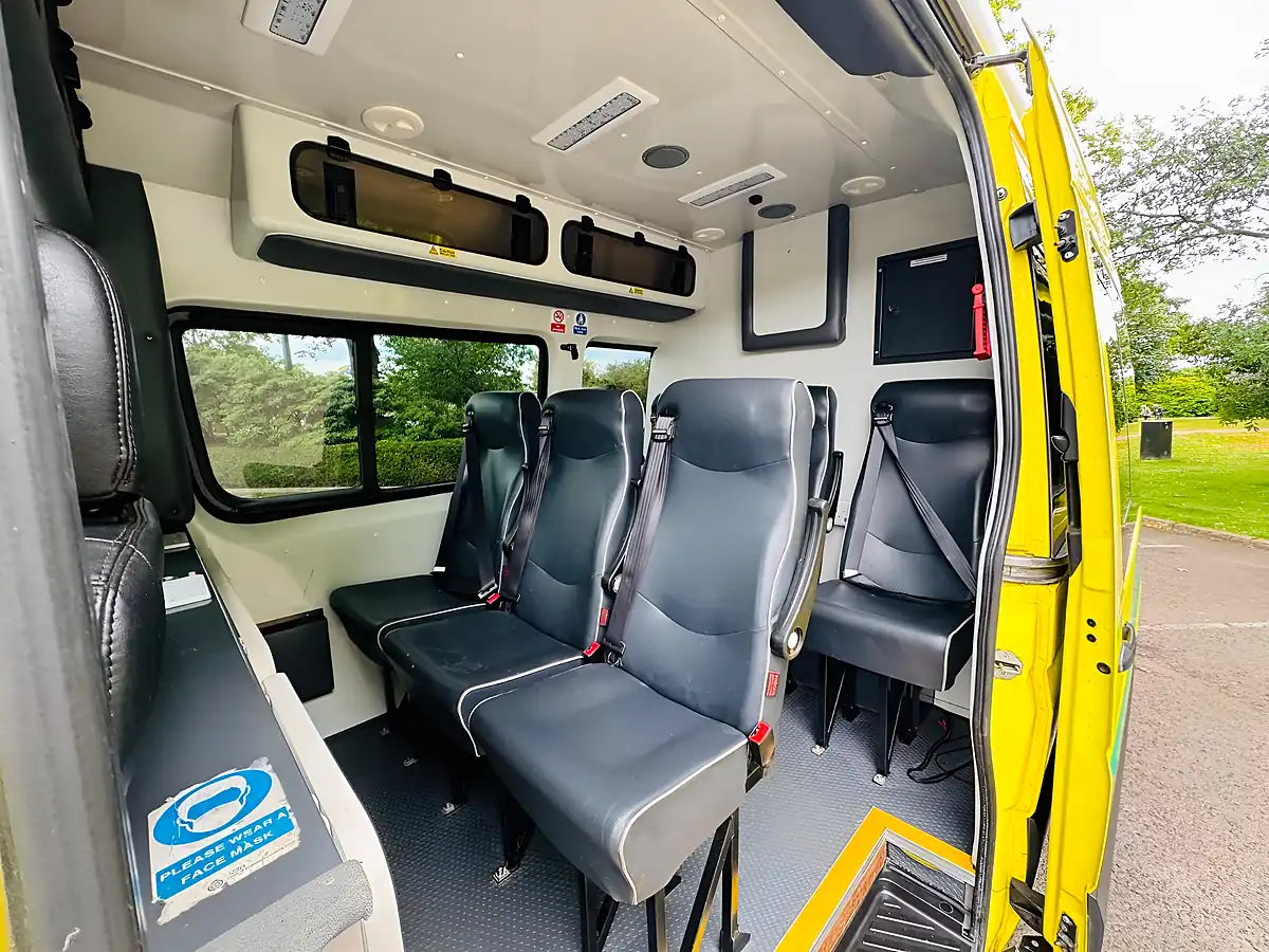 Used 2018 Mercedes-Benz Sprinter Panel Van Yellow - Interior and Exterior details 11