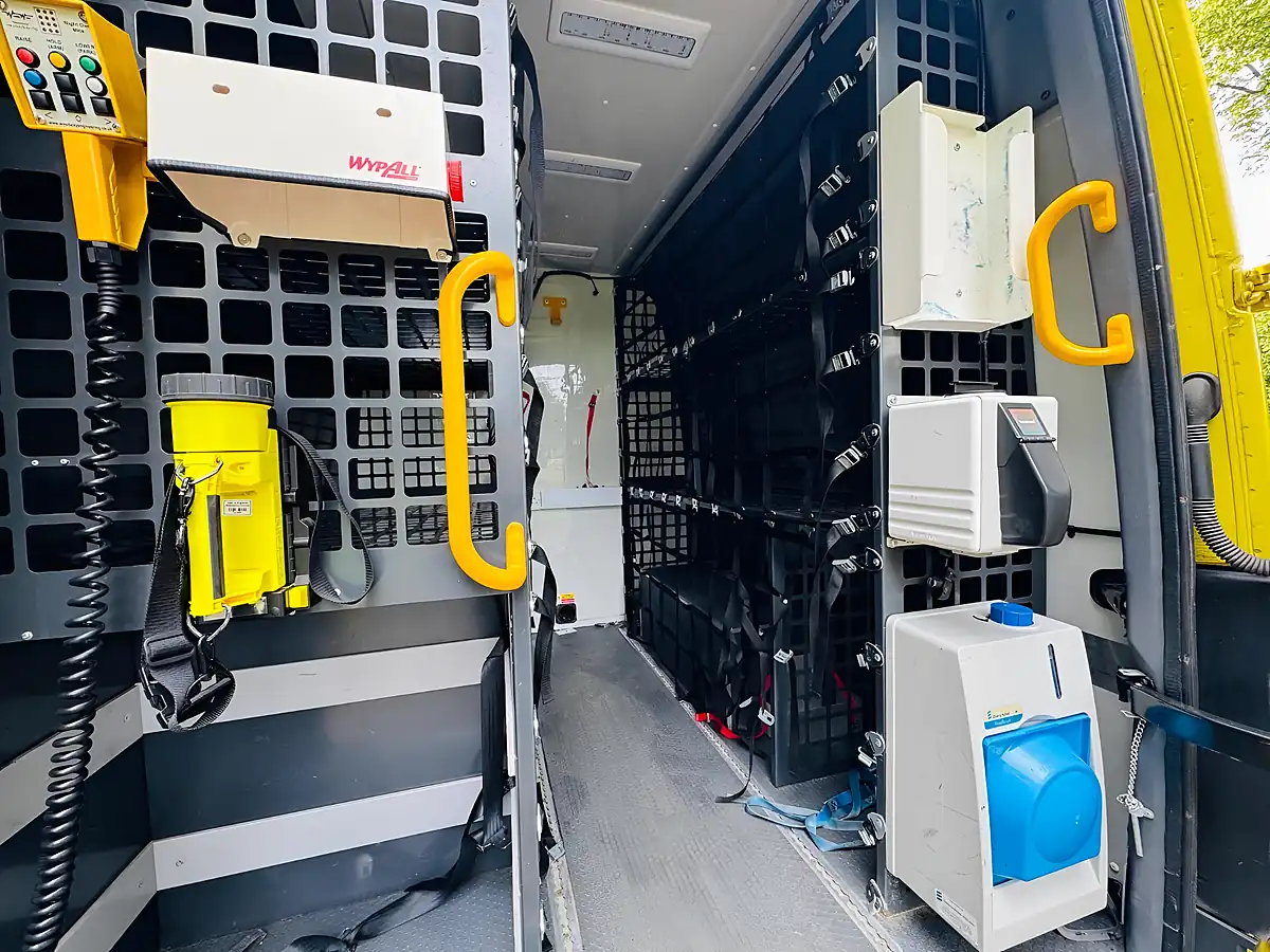 Used 2018 Mercedes-Benz Sprinter Panel Van Yellow - Interior and Exterior details 13
