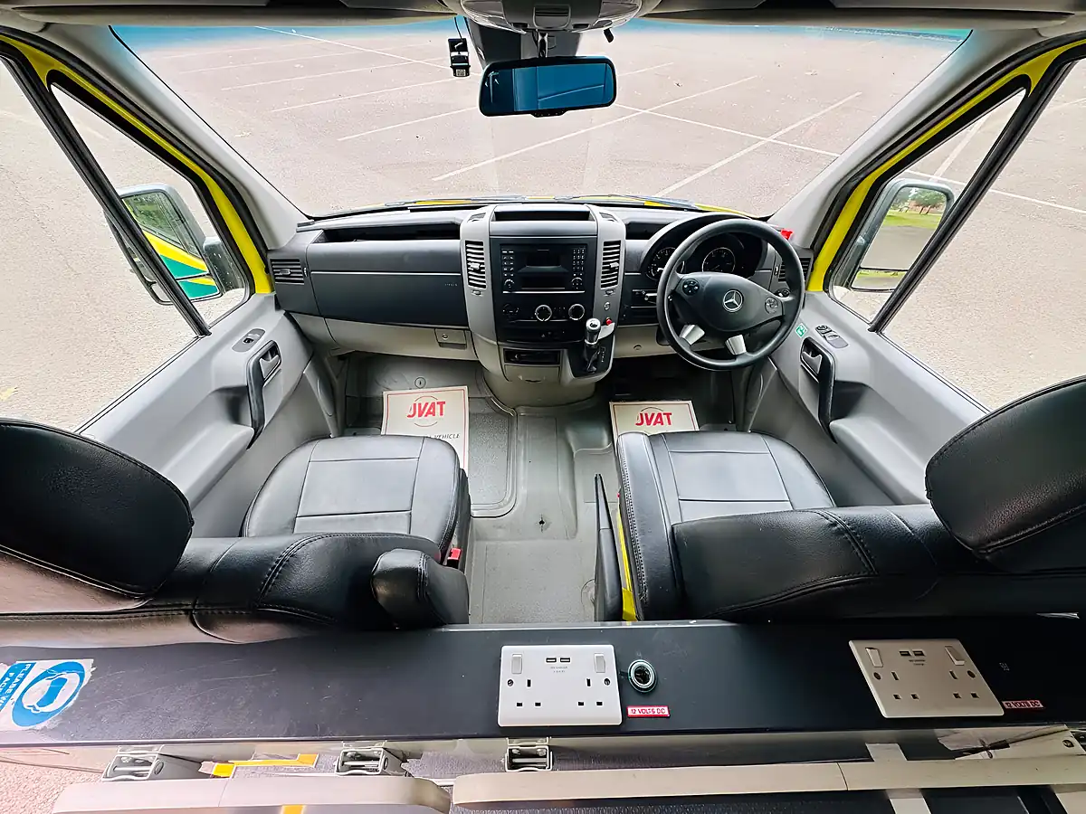 Used 2018 Mercedes-Benz Sprinter Panel Van Yellow - Interior and Exterior details 14