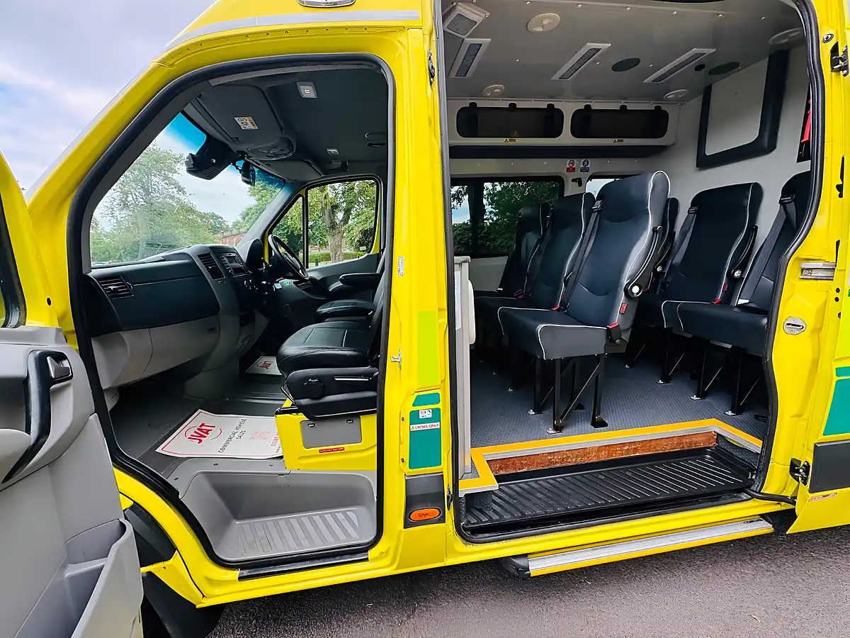 Used 2018 Mercedes-Benz Sprinter Panel Van Yellow - Interior and Exterior details 16