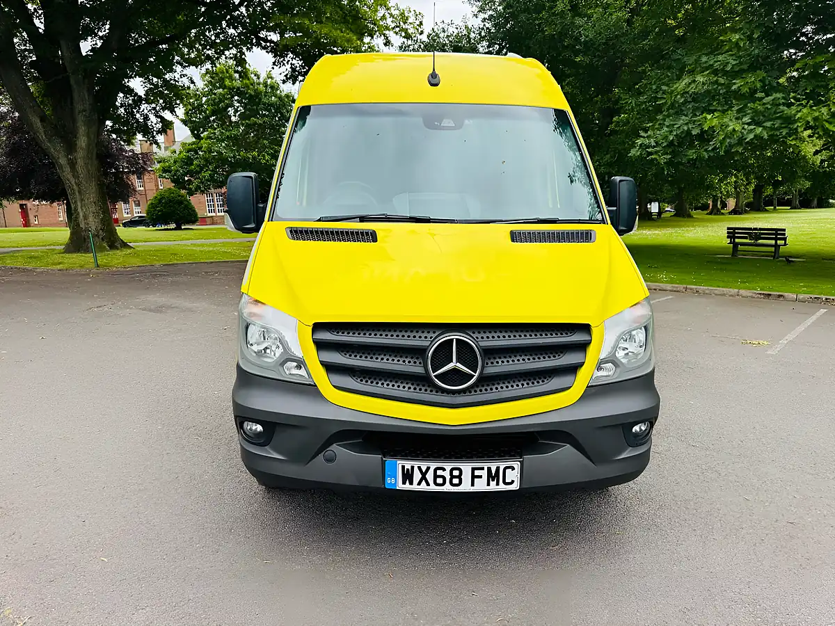 Used 2018 Mercedes-Benz Sprinter Panel Van Yellow - Interior and Exterior details 3