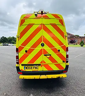 Used 2018 Mercedes-Benz Sprinter Panel Van Yellow - Interior and Exterior details 6