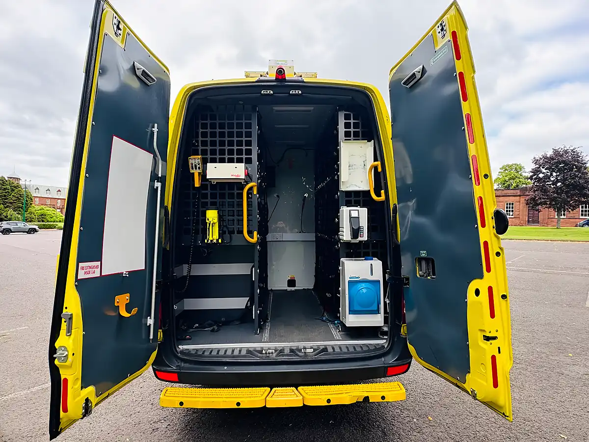 Used 2018 Mercedes-Benz Sprinter Panel Van Yellow - Interior and Exterior details 9