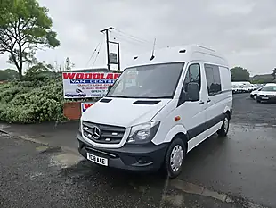 Used 2018 Mercedes-Benz Sprinter Swb Crew Van White - Interior and Exterior details 4