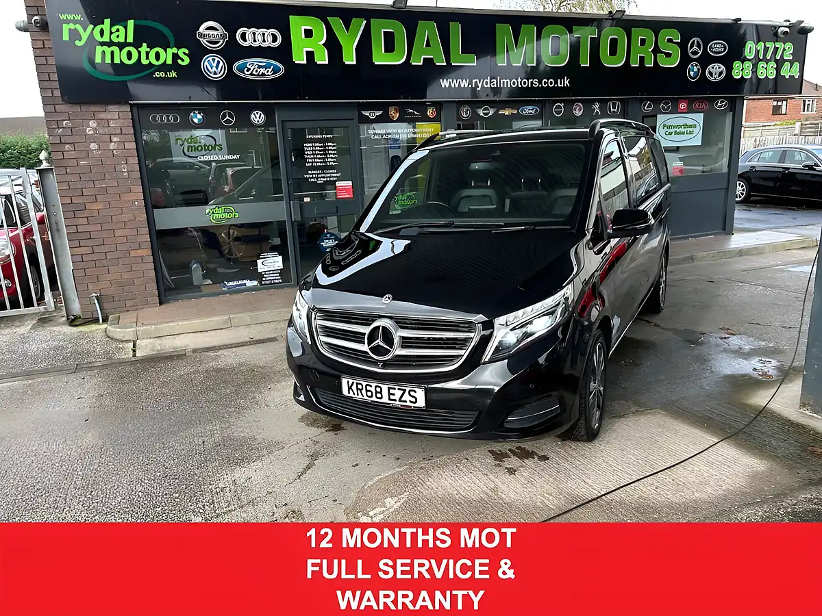 Used 2018 Mercedes-Benz V-Class Sport L Black - Front View