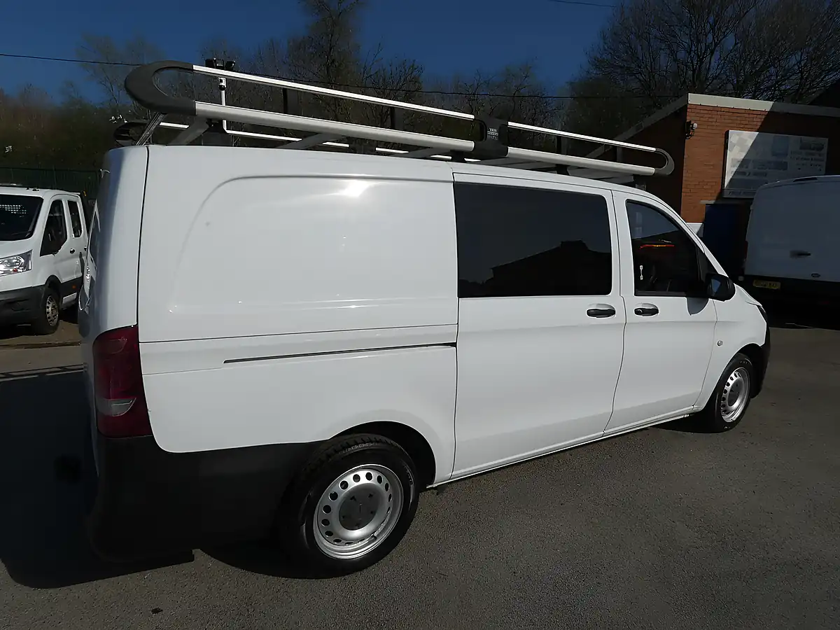 Used 2018 Mercedes-Benz Vito Lwb White - Interior and Exterior details 14