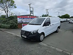 Used 2018 Mercedes-Benz Vito Lwb White - Interior and Exterior details 4