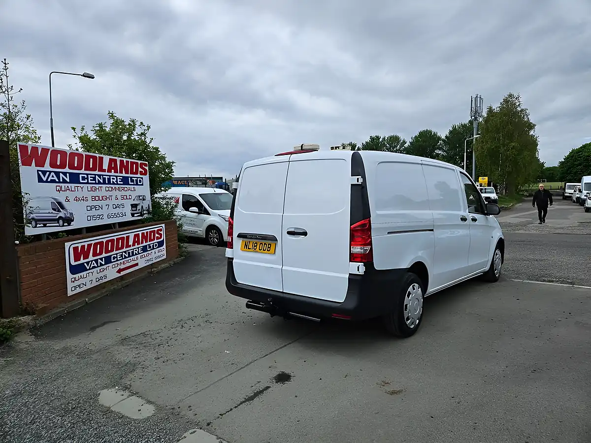 Used 2018 Mercedes-Benz Vito Lwb White - Interior and Exterior details 8