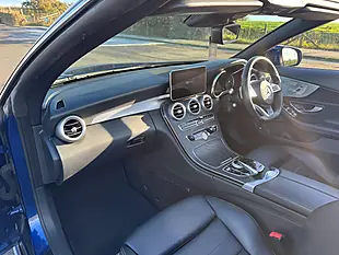 Used 2018 Mercedes C220 AMG Line Premium Plus Cabriolet Azure Blue - Interior and Exterior details 15