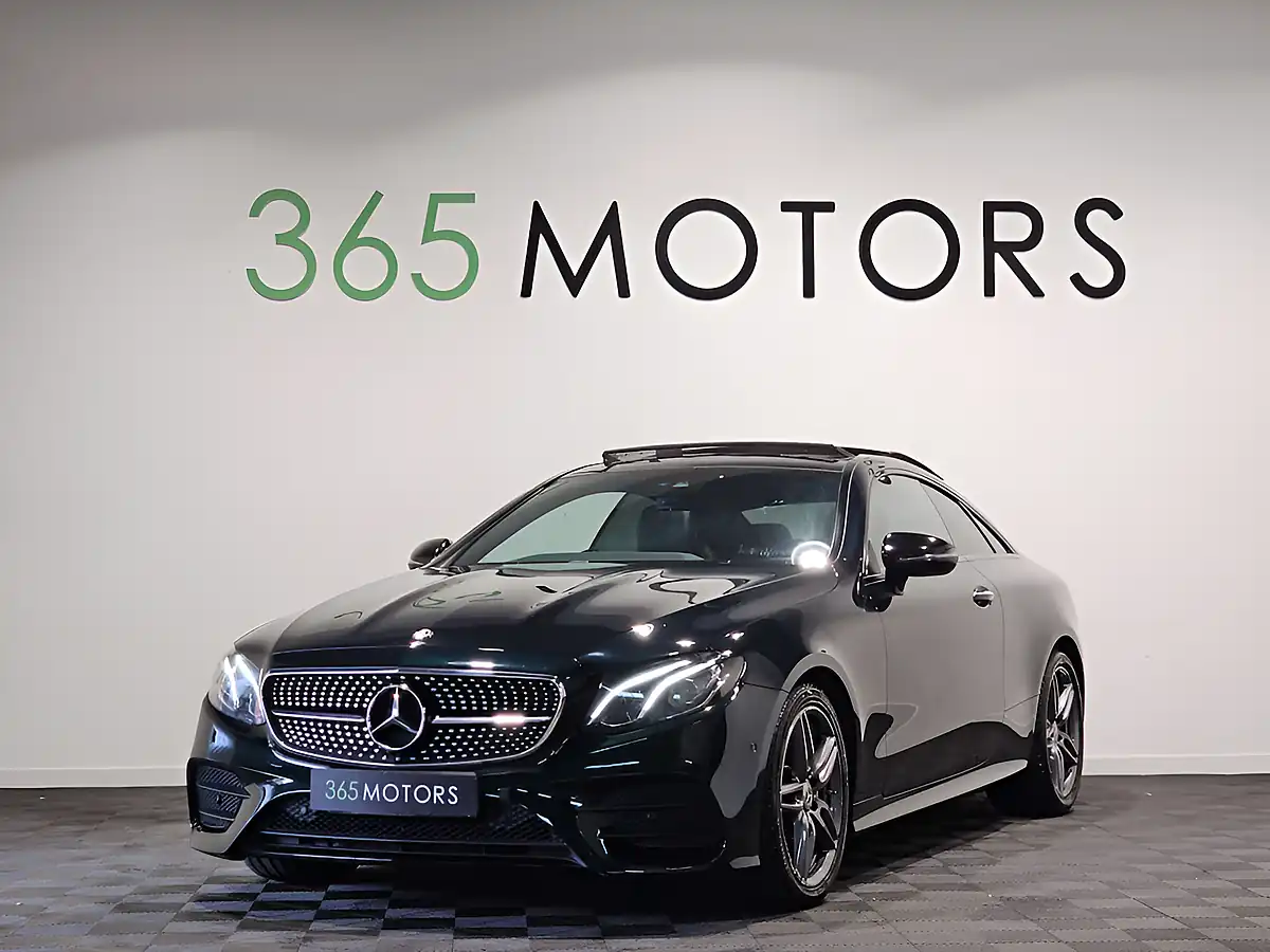 Used 2018 Mercedes E-Class AMG Line (premium) Emerald Green - Front View