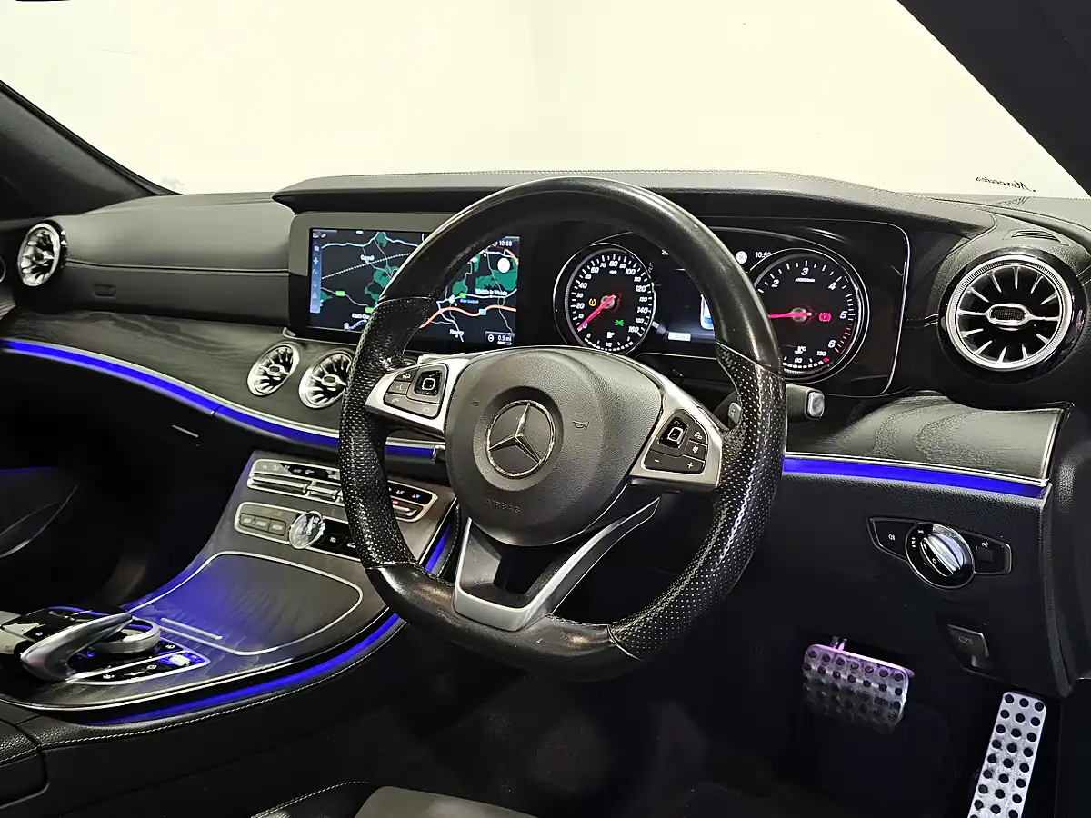 Used 2018 Mercedes E-Class AMG Line (premium) Emerald Green - Interior and Exterior details 2