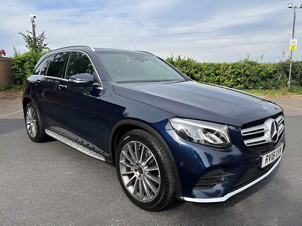 Used 2018 Mercedes Glc AMG Line Premium Plus Mediterranean Blue - Interior and Exterior details 4