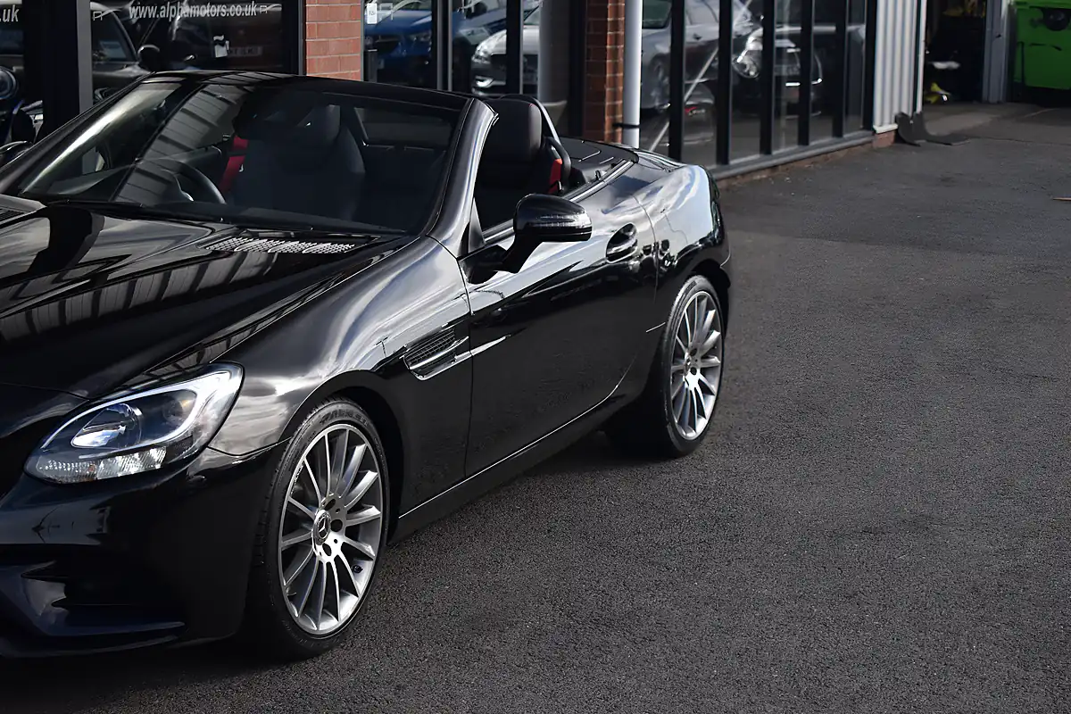 Used 2018 Mercedes Slc AMG Line Obsidian Black - Interior and Exterior details 11