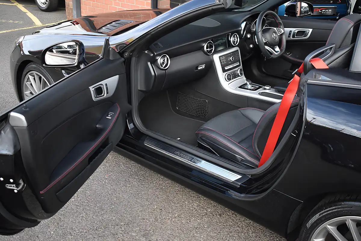 Used 2018 Mercedes Slc AMG Line Obsidian Black - Interior and Exterior details 12