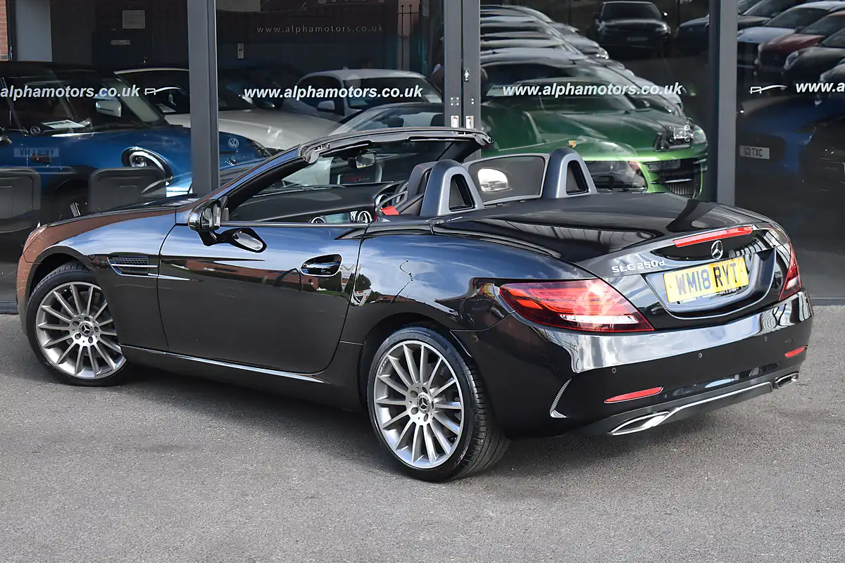 Used 2018 Mercedes Slc AMG Line Obsidian Black - Interior and Exterior details 2