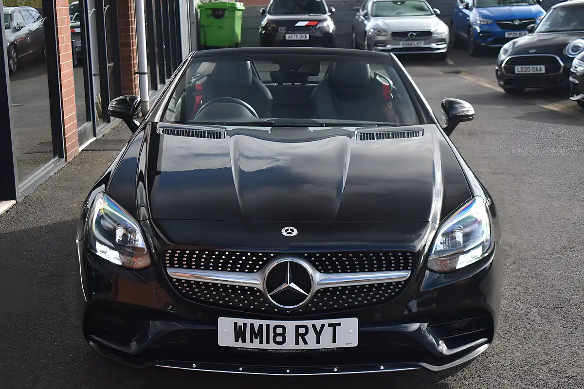 Used 2018 Mercedes Slc AMG Line Obsidian Black - Interior and Exterior details 3