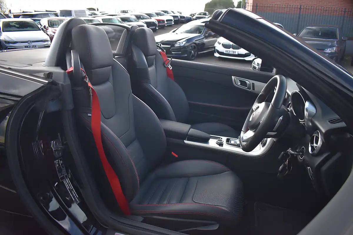Used 2018 Mercedes Slc AMG Line Obsidian Black - Interior and Exterior details 7