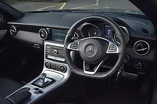 Used 2018 Mercedes Slc AMG Line Obsidian Black - Interior and Exterior details 8