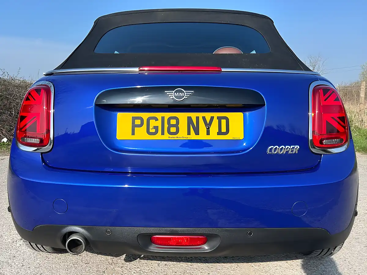 Used 2018 MINI Convertible Cooper Blue - Interior and Exterior details 10