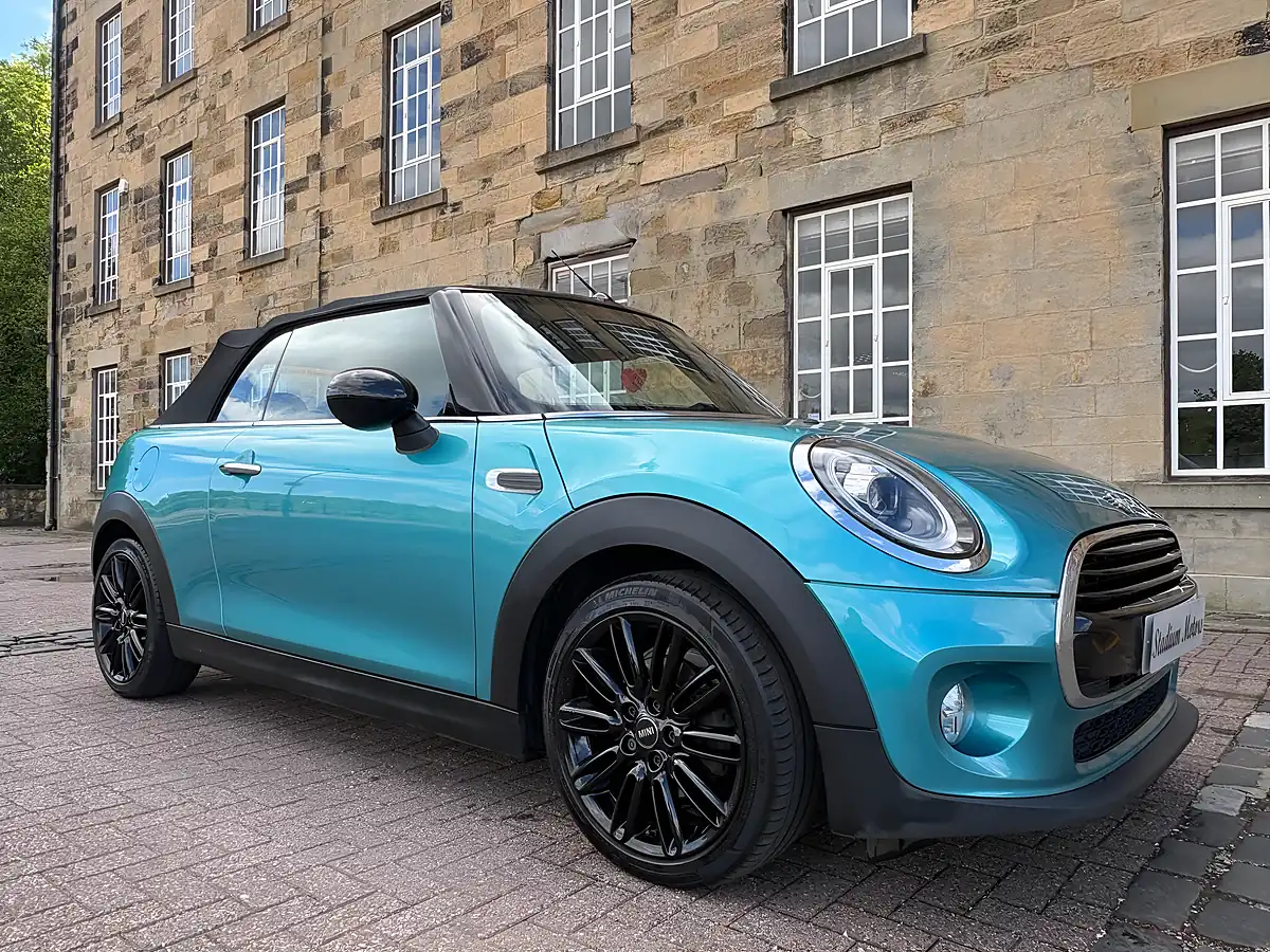 Used 2018 MINI Convertible Cooper Blue - Interior and Exterior details 8