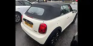 Used 2018 MINI Convertible Cooper Pearl White - Interior and Exterior details 5