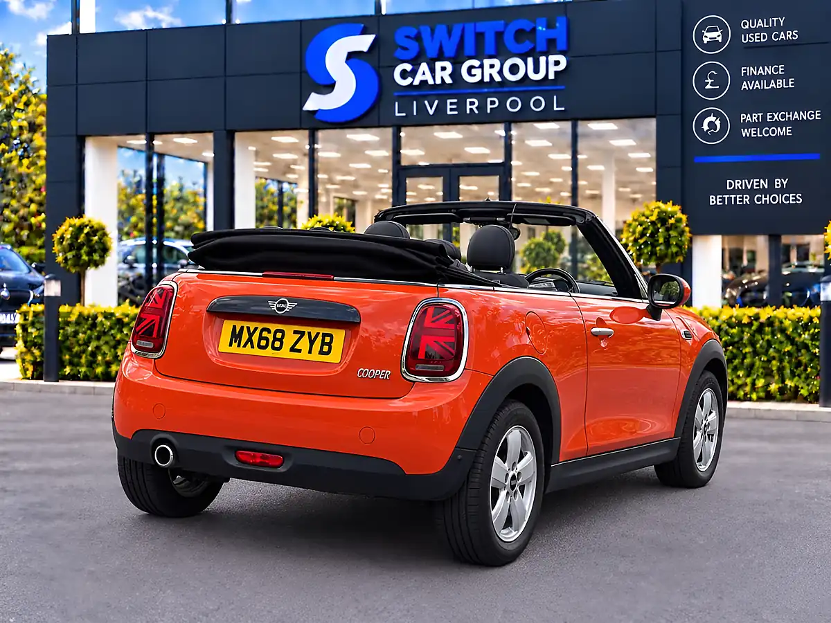 Used 2018 MINI Convertible Cooper Solaris Orange - Interior and Exterior details 10
