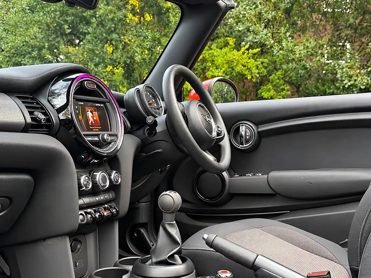 Used 2018 MINI Convertible Cooper Solaris Orange - Interior and Exterior details 14