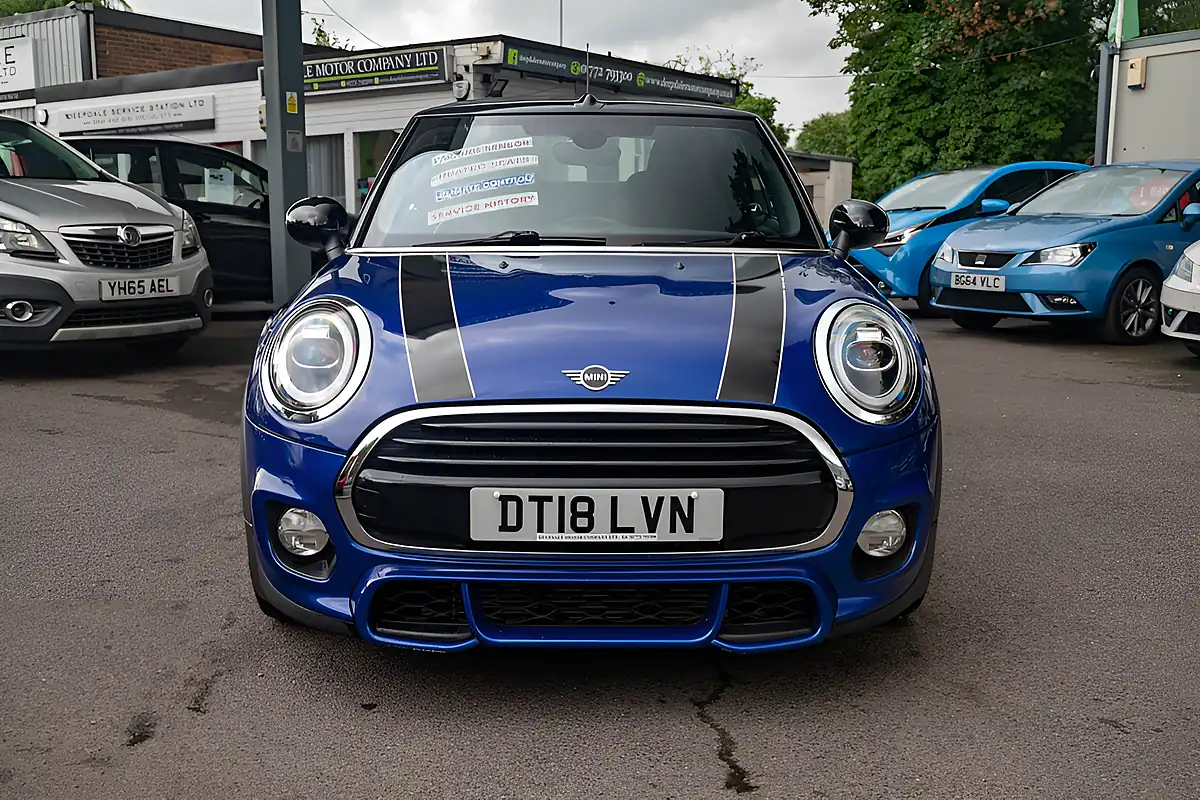 Used 2018 MINI Convertible Cooper Starlight Blue - Interior and Exterior details 3