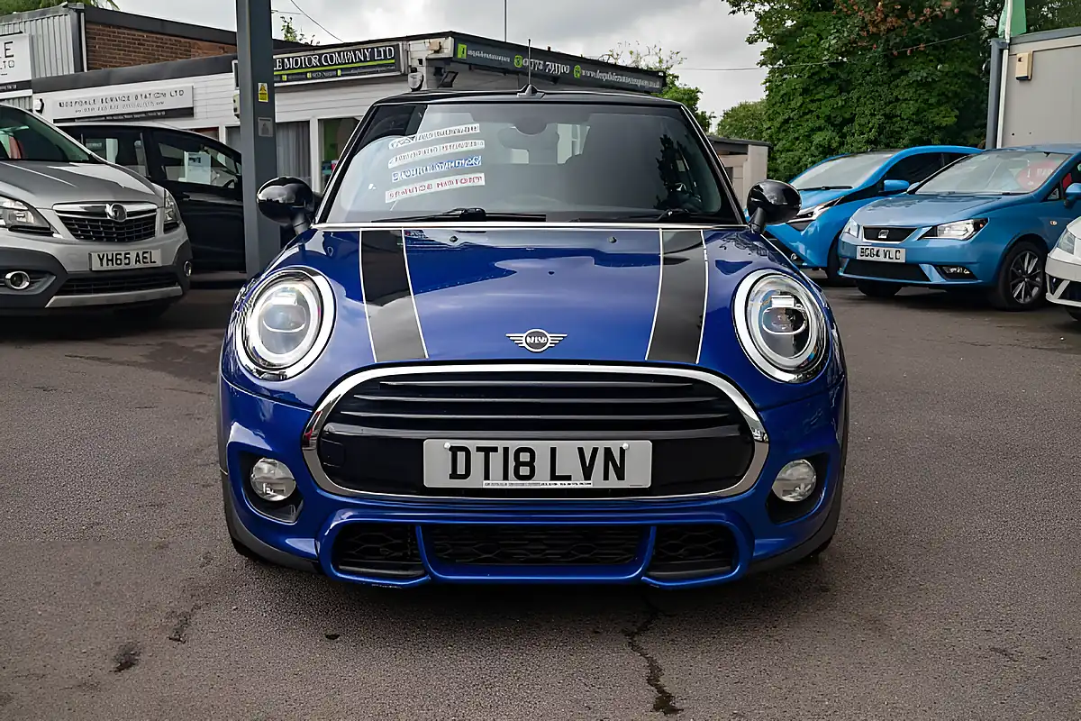 Used 2018 MINI Convertible Cooper Starlight Blue Metallic - Interior and Exterior details 3