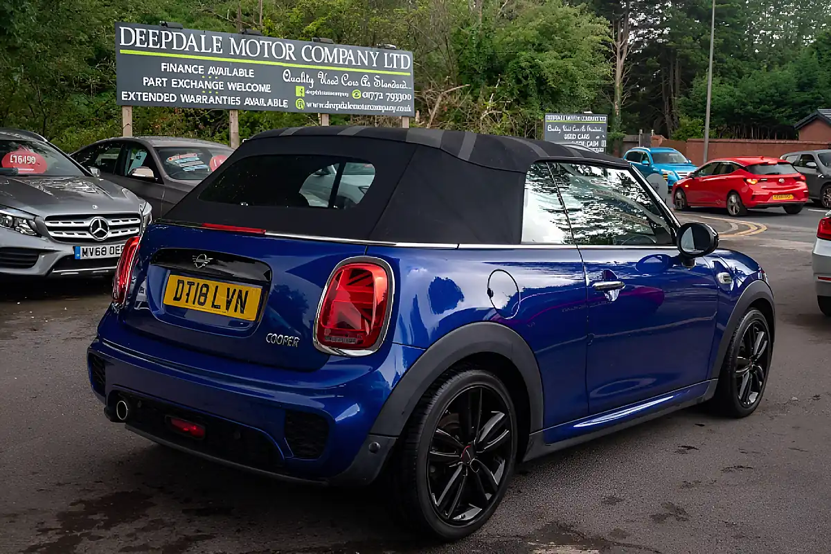 Used 2018 MINI Convertible Cooper Starlight Blue Metallic - Interior and Exterior details 8