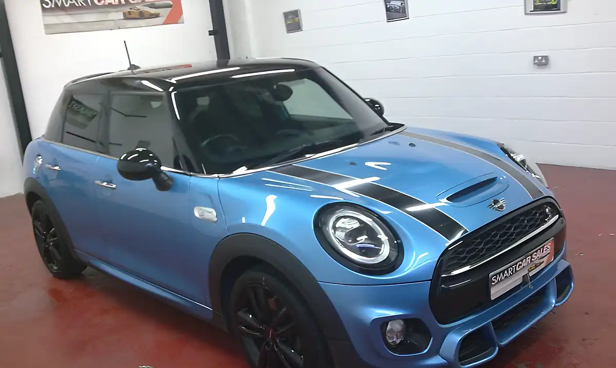 Used 2018 MINI Cooper S John Cooper Works Electric Blue - Interior and Exterior details 2